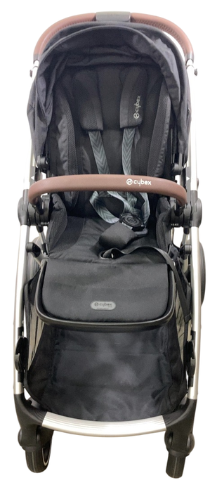 Shop Cybex Gazelle S Modular Stroller, 2024, Moon Black, Silver Frame at Goodbuygears