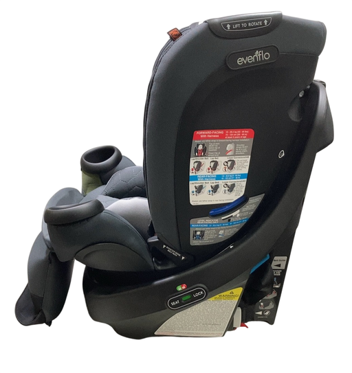 Shop Evenflo Revolve 360 Extend All-in-One Rotating Car Seat with Quick Clean Cover, 2024, Rockland Green at Goodbuygears