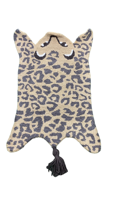 Shop Crane Baby Hand Tufted Wool Animal Shaped Rug, Leopard at Goodbuygears