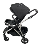 Shop Mockingbird Single to Double 2.0 Stroller, 2024, Black, Silver With Black Leather, Windowpane at Goodbuygears