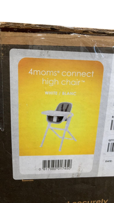 Shop 4moms Connect High Chair, White at Goodbuygears
