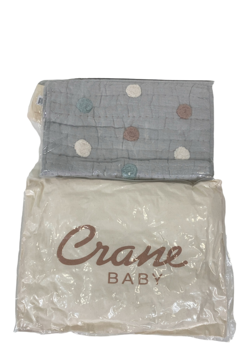 Shop Crane Baby Pom Pom Quilted Pillow Cover, Gray at Goodbuygears