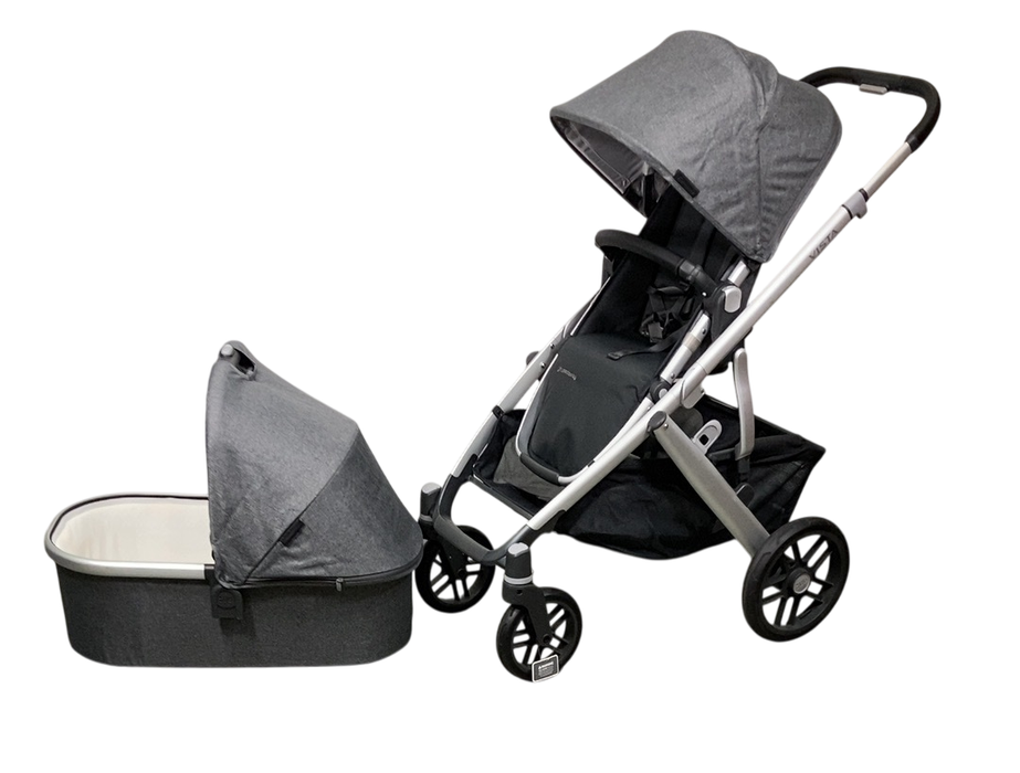 Shop UPPAbaby VISTA V2 Stroller, 2021, Jordan (Charcoal Melange) at Goodbuygears