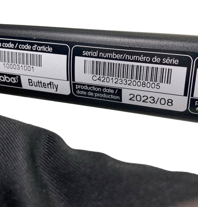 Shop Bugaboo Butterfly Stroller, 2023, Midnight Black at Goodbuygears