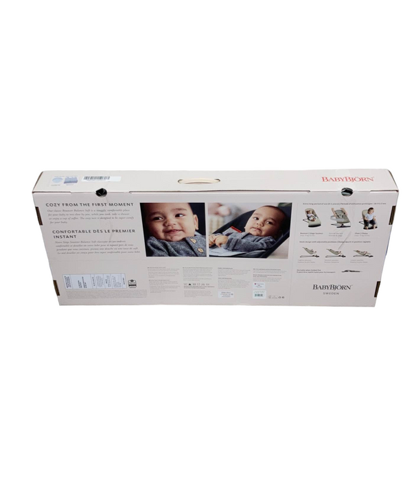 Shop BabyBjorn Bouncer Balance Soft, Light Gray Frame, Silver White Mesh at Goodbuygears
