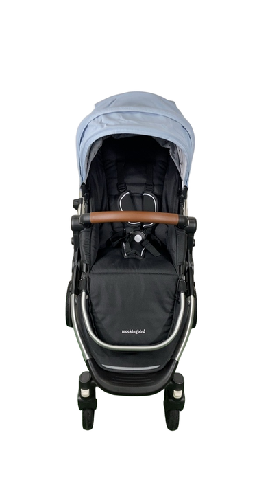 Shop Mockingbird Single 2.0 Stroller, 2024, Silver With Penny Leather, Sky, Watercolor Drops at Goodbuygears