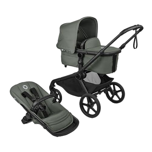Shop Bugaboo Kangaroo Single To Double Stroller, Black, Forest Green, Forest Green, 2025 at Goodbuygears