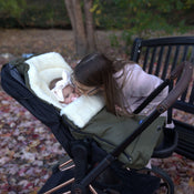 Shop Cover Baby Organic Wool Adjustable Footmuff, Olive at Goodbuygears