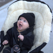 Shop CoverBaby Organic Wool Adjustable Footmuff, Black at Goodbuygears