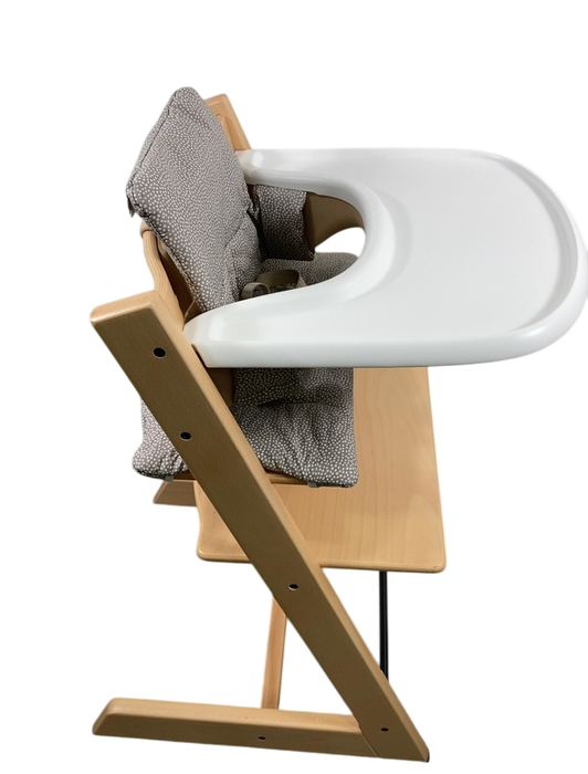 Shop Stokke Tripp Trapp Complete High Chair, Dots Grey, Natural at Goodbuygears