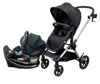 Shop Cybex Eos and Aton G Swivel Travel System, 2024, Moon Black, Silver Frame at Goodbuygears