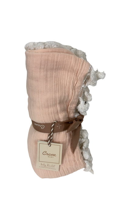 Shop Crane Baby 6 Layer Muslin Blanket, Desert Rose at Goodbuygears