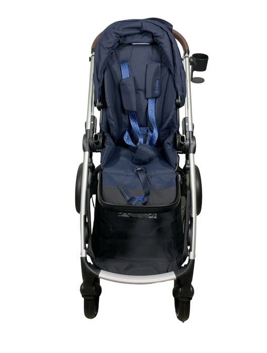 Shop Cybex Gazelle S Modular Stroller, Ocean Blue, Silver Frame, 2024 at Goodbuygears