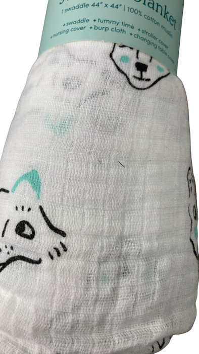 Shop Aden + Anais Swaddle Blanket, Animal Faces at Goodbuygears