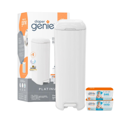 Shop Diaper Genie Platinum Pail Gift Set, Lily White HIDDEN CK DT REQ 9.19 JL at Goodbuygears