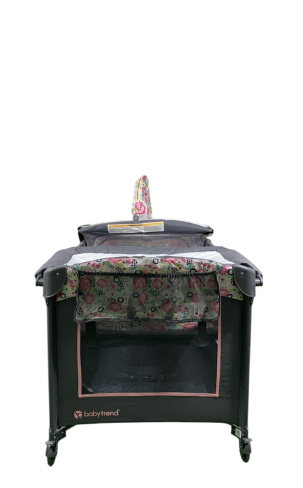 Shop Baby Trend Lil Snooze Deluxe Nursery Playard, Flora at Goodbuygears