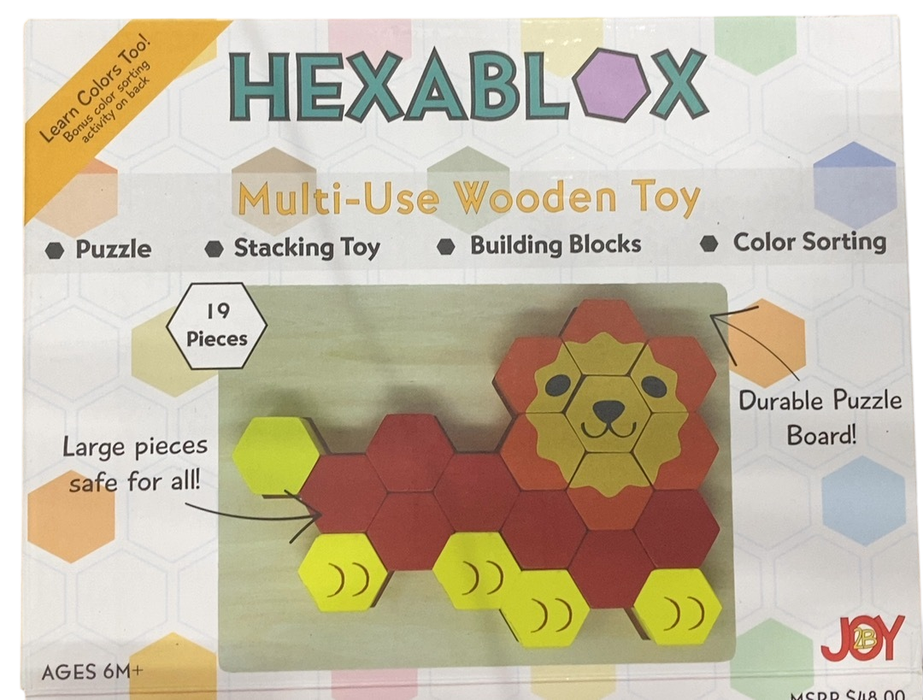 Shop Joy2b Hexablox, Lion, 19 Piece Set at Goodbuygears
