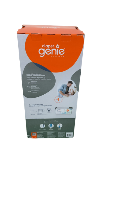 Shop Diaper Genie Platinum Diaper Pail, White at Goodbuygears