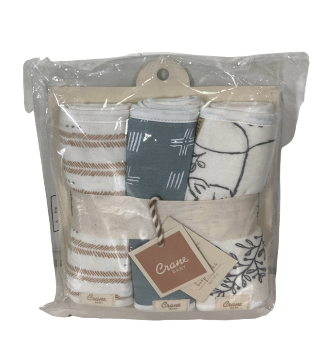Shop Crane Baby Cotton Muslin Burp Cloth Set, Ezra at Goodbuygears