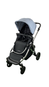 Shop Mockingbird Single to Double 2.0 Stroller, 2024, Silver With Black Leather, Sky, Windowpane at Goodbuygears