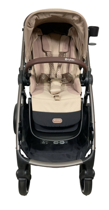 Shop Cybex e-Gazelle S Stroller, 2024, Almond Beige, Taupe at Goodbuygears