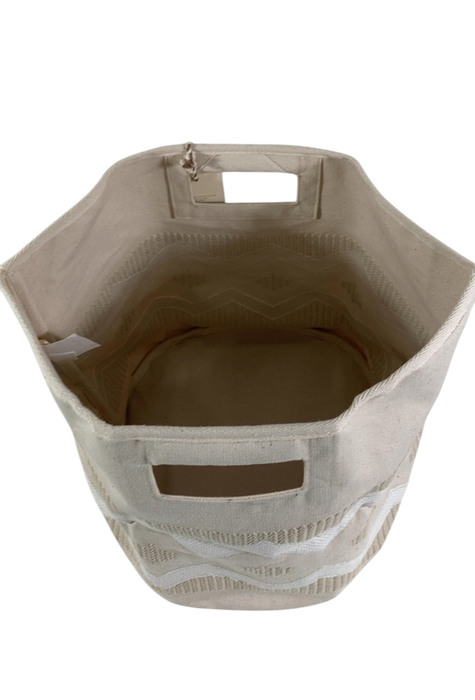 Shop Crane Baby Chevron Neutral Storage Bin at Goodbuygears