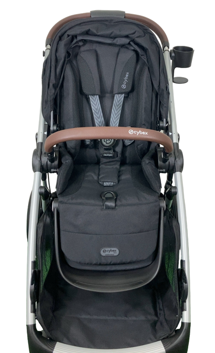 Shop Cybex e-Gazelle S Stroller, 2024, Black, Moon Black at Goodbuygears