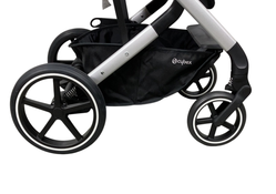 Shop Cybex Balios S Lux Stroller, 2021, Silver, Moon Black at Goodbuygears