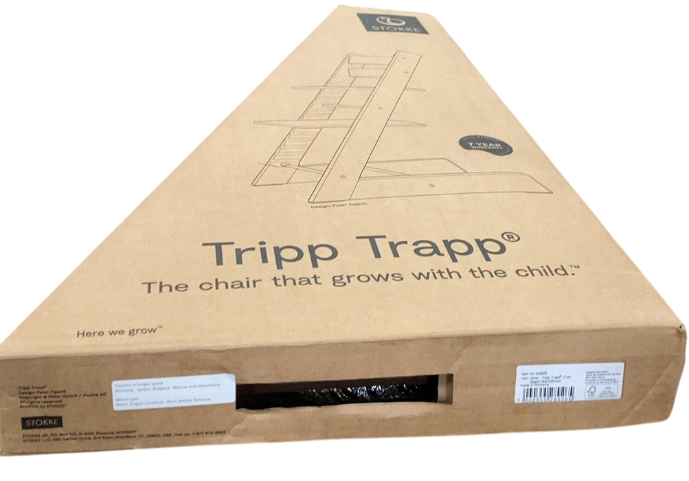 Shop Stokke Tripp Trapp Chair, Beech Warm Brown at Goodbuygears