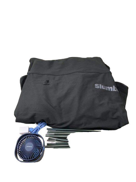 Shop SlumberPod 2.0 Sleep Canopy with Fan, Black with Gray at Goodbuygears