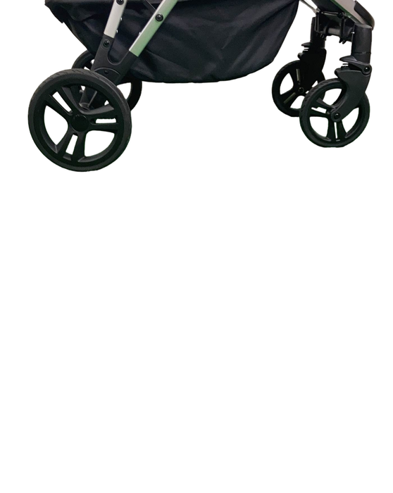 Shop Mockingbird Single to Double 2.0 Stroller, 2024, Silver with Black Leather, Watercolor Drops, Bloom at Goodbuygears
