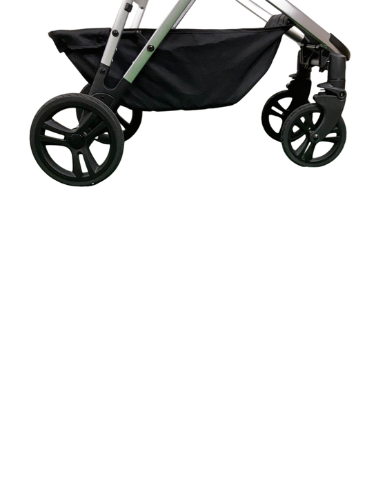 Shop Mockingbird Single to Double 2.0 Stroller, 2024, Silver with Black Leather, Windowpane, Sky at Goodbuygears