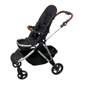 Shop Mockingbird Single to Double 2.0 Stroller, 2024, No Canopy, No Canopy, Silver With Penny Leather at Goodbuygears