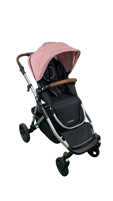 Shop Mockingbird Single to Double 2.0 Stroller, 2024, Bloom, Silver With Penny Leather, Watercolor Drops at Goodbuygears