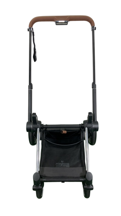 Shop Cybex E-PRIAM Stroller Frame Only, Chrome With Black Details, with Battery at Goodbuygears