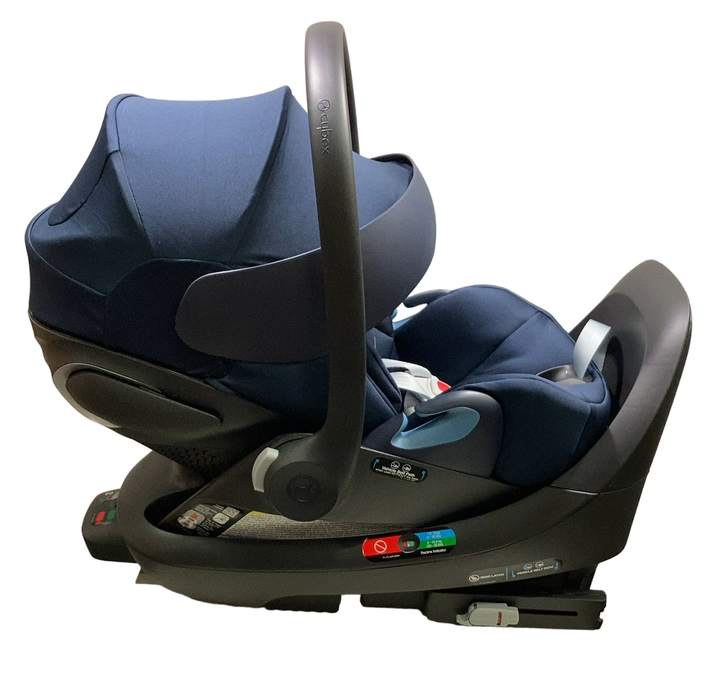 Shop Cybex Cloud G Lux with SensorSafe, 2024, Ocean Blue at Goodbuygears
