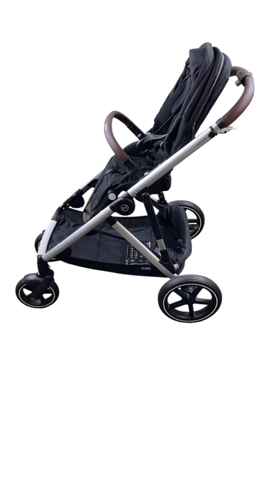 Shop Cybex Gazelle S Modular Stroller, 2024, Moon Black, Silver Frame at Goodbuygears