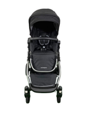 Shop Mockingbird Single to Double 2.0 Stroller, 2024, Silver with Black Leather, Windowpane, Black at Goodbuygears