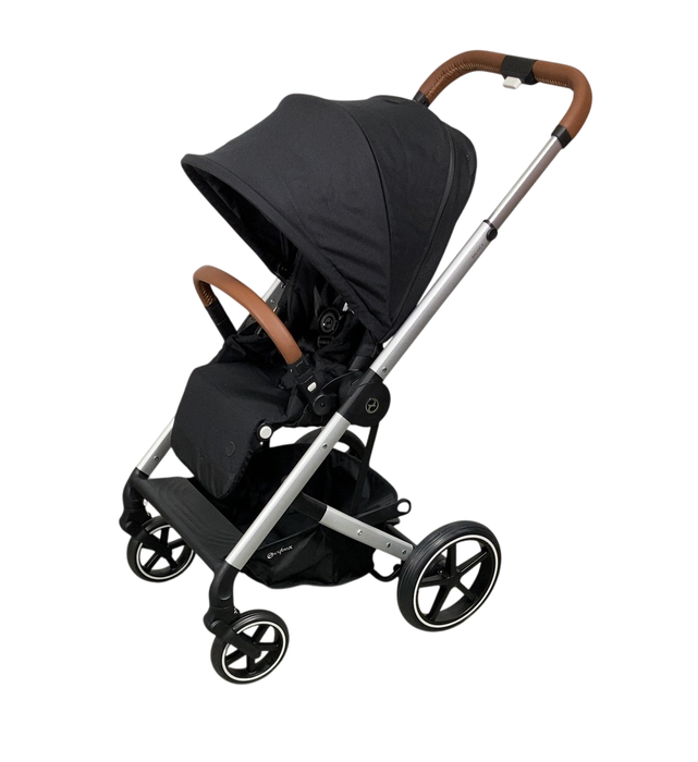 Shop Cybex Balios S Lux Stroller, 2021, Silver, Moon Black at Goodbuygears