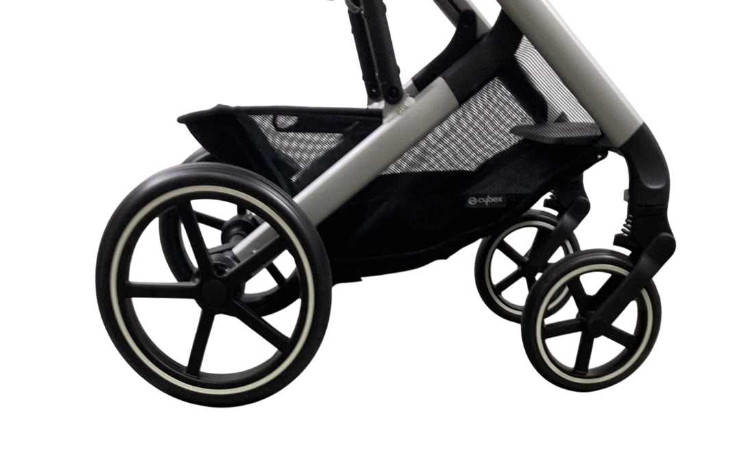 Shop Cybex Balios S Lux Stroller, Silver, Ocean Blue, 2024 at Goodbuygears