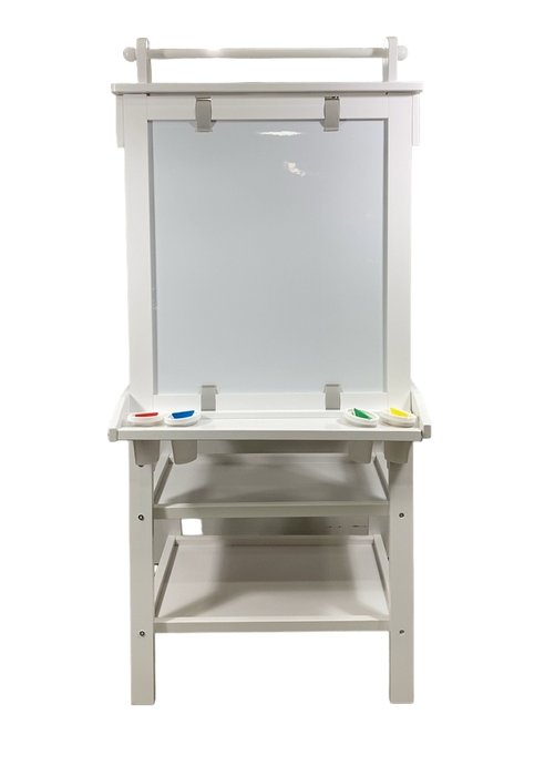 Shop Little Partners Deluxe Learn 'N Play Art Center Easel, Soft White at Goodbuygears