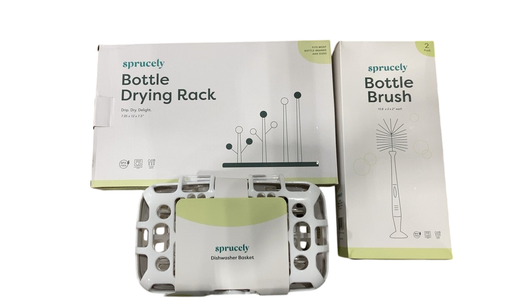 Shop Sprucely Bottle Accessories Starter Set, White/Sage at Goodbuygears
