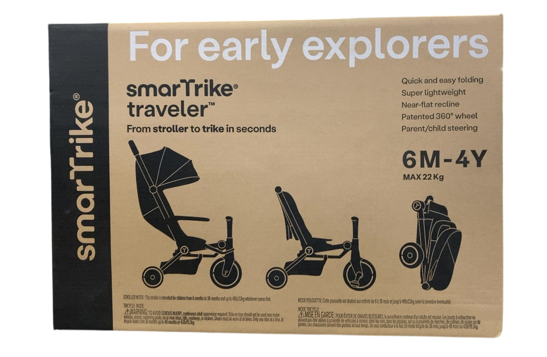 Shop SmarTrike Traveler Travel Stroller, 2024, Midnight Blue at Goodbuygears