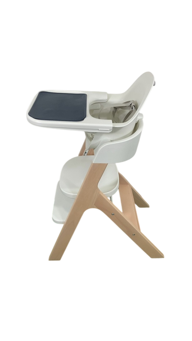 Shop Mockingbird High Chair, 2.0, Natural Beech, White HIDDEN 9.25 JL at Goodbuygears