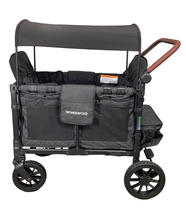 Shop Wonderfold W4 Luxe Quad Stroller Wagon, Volcanic Black, 2023 at Goodbuygears