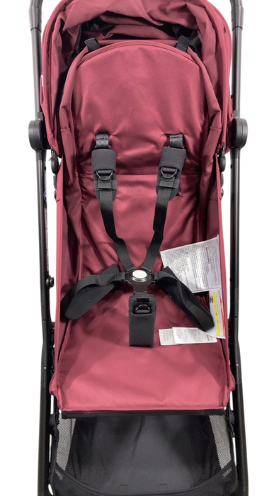 Shop Bugaboo Butterfly Stroller, 2024, Black, Dark Cherry, Dark Cherry at Goodbuygears