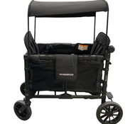Shop Wonderfold W4 Luxe Quad Stroller Wagon, 2024, Charcoal Grey with Black Frame at Goodbuygears