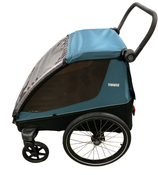 Shop Thule Courier Bike Convertible Trailer, 2022, Aegean Blue at Goodbuygears