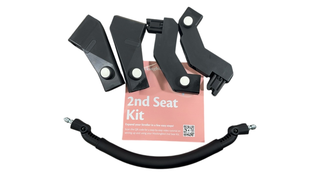 Shop Mockingbird 2nd Seat Kit 2.0, No Canopy, No Canopy, Silver With Black Leather at Goodbuygears