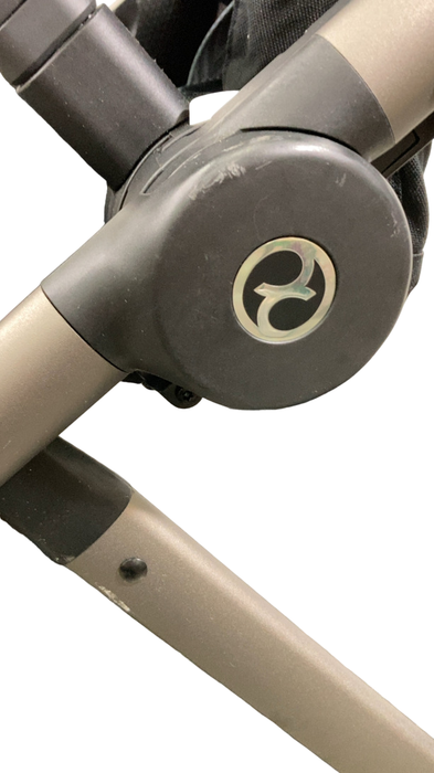 Shop Cybex Gazelle S Modular Stroller, 2023, Moon Black, Silver Frame at Goodbuygears